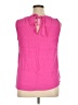 Boden 100% Viscose Pink Sleeveless Blouse Size 16 - photo 2