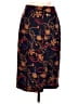 CAMBRIDGE 100% Rayon Paisley Blue Casual Skirt Size 8 - photo 1