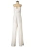 Black Halo Ivory White Jumpsuit Size 2 - photo 1