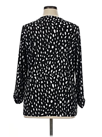 Susan Graver 3/4 Sleeve Blouse (view 2)