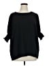 Unbranded 100% Polyester Black 3/4 Sleeve Top Size XL - photo 1