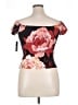 Guess Floral Black Tube Top Size XL - photo 2