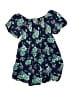 Justice 100% Viscose Blue Dress Size 7 - 8 - photo 2