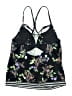Athleta Floral Black Swimsuit Top Size Lg - Lg (36D) - photo 2