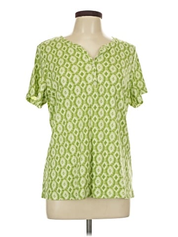 Style&Co Short Sleeve Blouse (view 1)