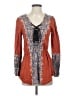 Free People Brown Long Sleeve Blouse Size S - photo 1