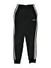 Adidas 100% Polyester Black Track Pants Size 10 - 12 - photo 1