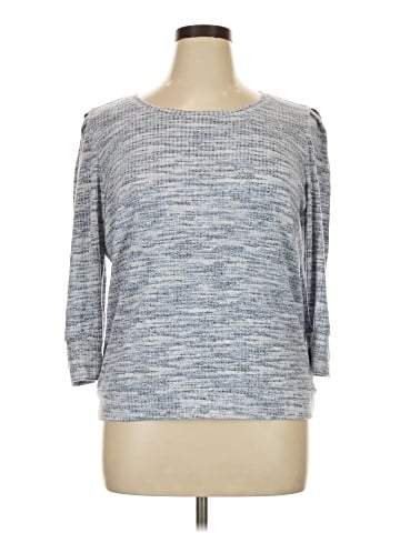 Simply Vera Vera Wang 3/4 Sleeve Top (view 1)