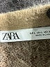 Zara 100% Polyamide Animal Print Brown Pullover Sweater Size L - photo 7