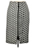 Lane Bryant Graphic Silver Formal Skirt Size 18 - photo 2