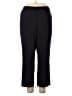 Lands' End Solid Black Dress Pants Size 20 - photo 1