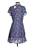 Gibson 100% Polyester Print Blue Cocktail Dress Size XS - photo 2