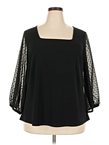 Adrianna Papell 3/4 Sleeve Blouse (view 1)