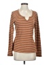 Lands' End Brown Long Sleeve Henley Size S - photo 1