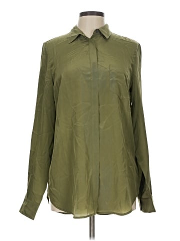 J.Crew Long Sleeve Silk Top (view 1)