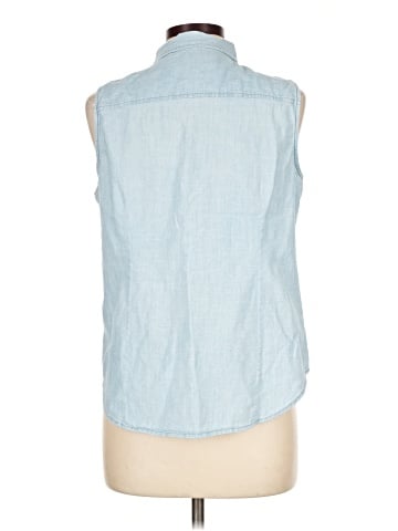 J.Crew Factory Store Sleeveless Button-Down Shirt (view 2)