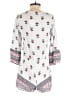 En Creme 100% Rayon Paisley White Romper Size S - photo 2