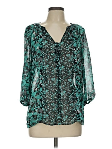 INC International Concepts 3/4 Sleeve Blouse (view 1)