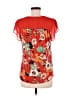 Daniel Rainn Red Short Sleeve Blouse Size M - photo 2