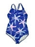 Lands' End Stars Blue One Piece Swimsuit Size 12 - photo 1