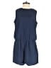 Gap 100% Polyester Solid Blue Romper Size S - photo 1