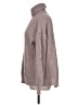 Shein 100% Polyester Solid Gray Turtleneck Sweater Size L - photo 5