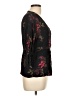 fat face 100% Viscose Black 3/4 Sleeve Blouse Size 12 - photo 4