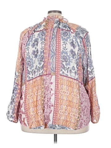 Lane Bryant 3/4 Sleeve Blouse (view 2)