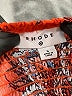 Rhode 100% Cotton Paisley Orange Casual Dress Size S - photo 7