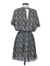 Mango Paisley Gray Casual Dress Size 4 - photo 2
