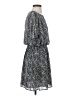 Mango Paisley Gray Casual Dress Size 4 - photo 4