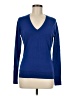 Burberry 100% Merino Extra Fine Wool Blue pullover sweater Size M - photo 1