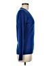 Burberry 100% Merino Extra Fine Wool Blue pullover sweater Size M - photo 4