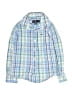 Vineyard Vines 100% Cotton Plaid Blue Long Sleeve Button-Down Shirt Size 5 - photo 1
