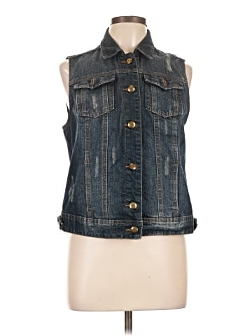 Boom Boom Jeans Denim Vest (view 1)
