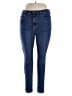 CALVIN KLEIN JEANS Solid Blue Jeans Size 14 - photo 1
