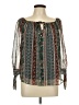 BCX Green 3/4 Sleeve Blouse Size L - photo 1