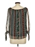 BCX Green 3/4 Sleeve Blouse Size L - photo 2