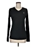 Adidas 100% Polyester Black Long Sleeve T-Shirt Size M - photo 1