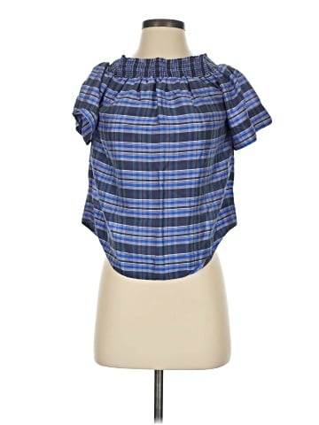 J.Crew Collection Short Sleeve Silk Top (view 1)