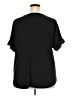 89th & Madison Black Short Sleeve Blouse Size 2X - photo 2
