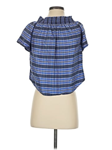 J.Crew Collection Short Sleeve Silk Top (view 2)