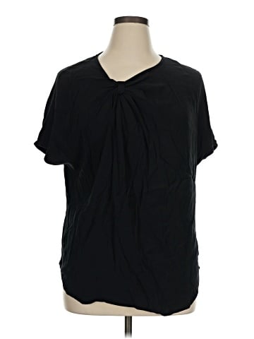 Universal Standard Short Sleeve Blouse (view 1)