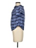 J.Crew Collection 100% Silk Blue Short Sleeve Silk Top Size 0 - photo 5