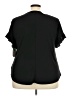 89th & Madison Black Short Sleeve Blouse Size 2X - photo 2