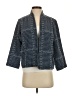 Purejill Chevron-herringbone Blue Blazer Size XS - photo 1