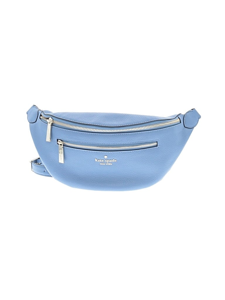 Pre-owned Kate Spade New York Leather Belt Bag In Blue