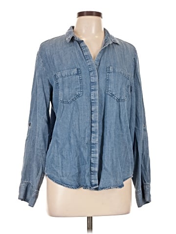 Velvet Heart Long Sleeve Button-Down Shirt (view 1)