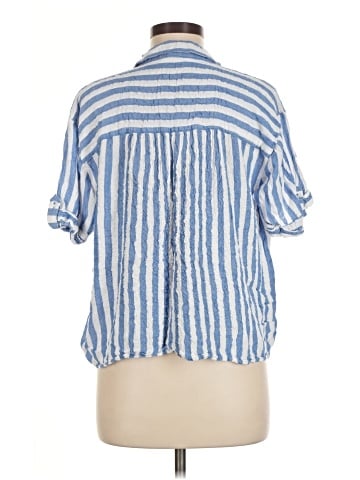 Jane and Delancey Short Sleeve Button-Down Shirt (view 2)