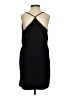 Mango 100% Polyester Chevron-herringbone Black Casual Dress Size XXS - photo 2